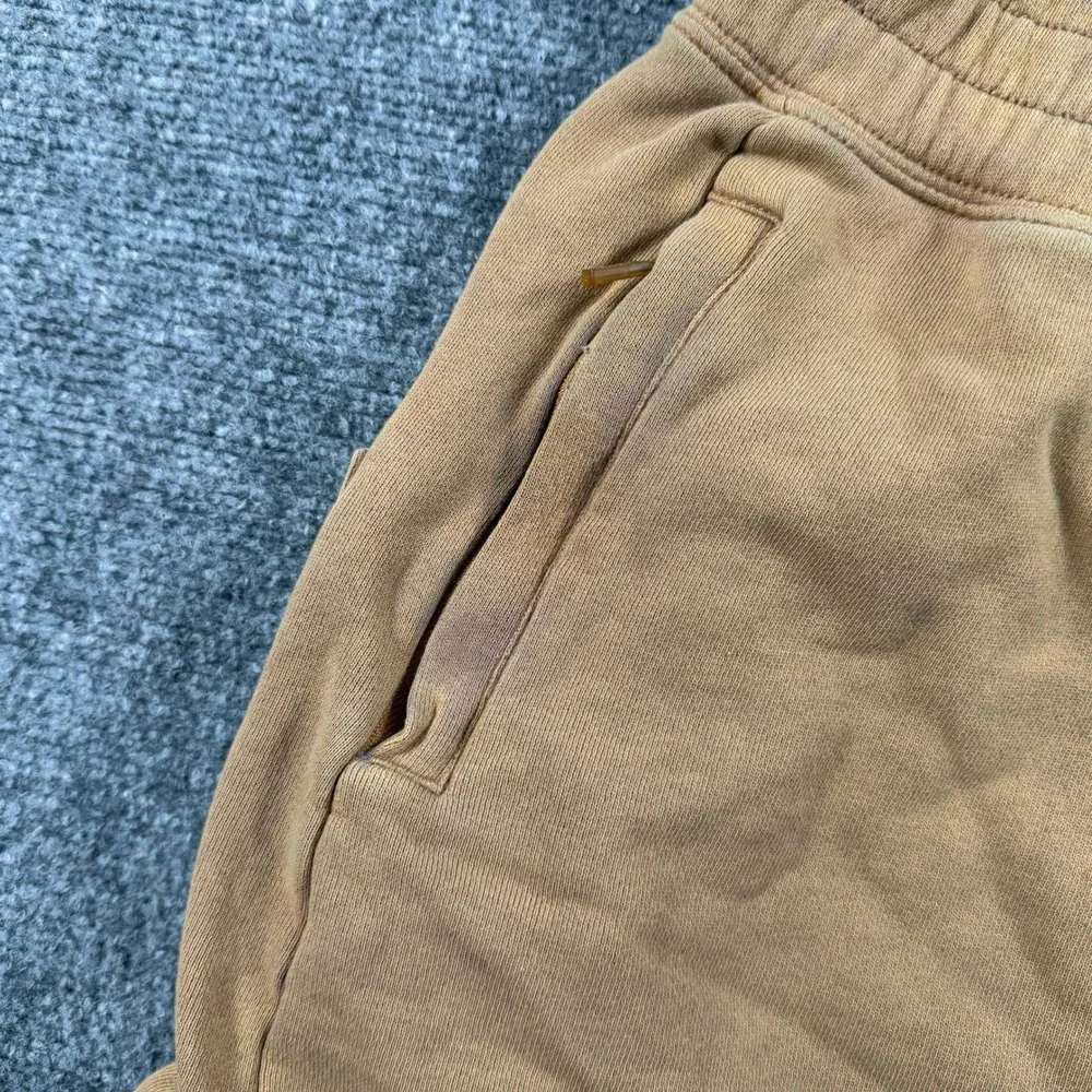 FP Movement Joggers Womens L Tan Drop Crotch French Terry Sweatpants Harem Yoga